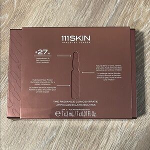 111SKIN The Radiance Concentrate – 7-Day Ampoule Treatment – NEW & SEALED